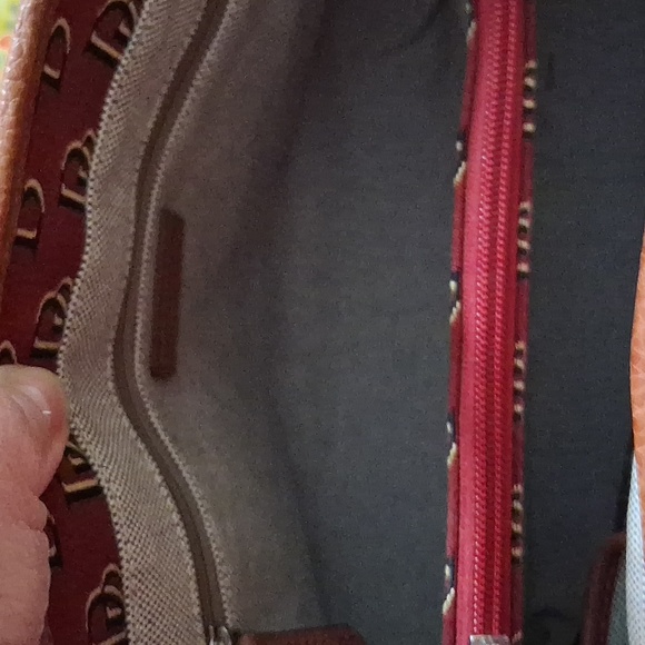 Dooney & Bourke Maroon Satchel - Picture 15 of 16